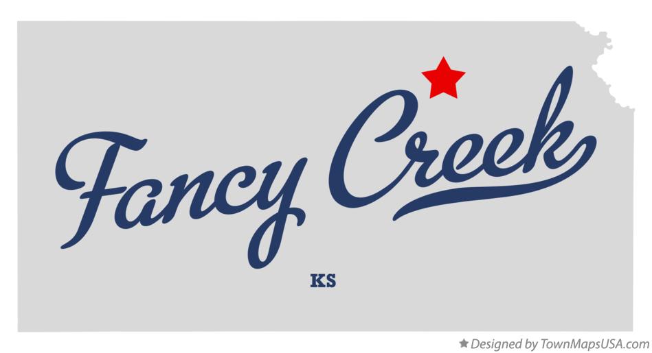 Map of Fancy Creek Kansas KS