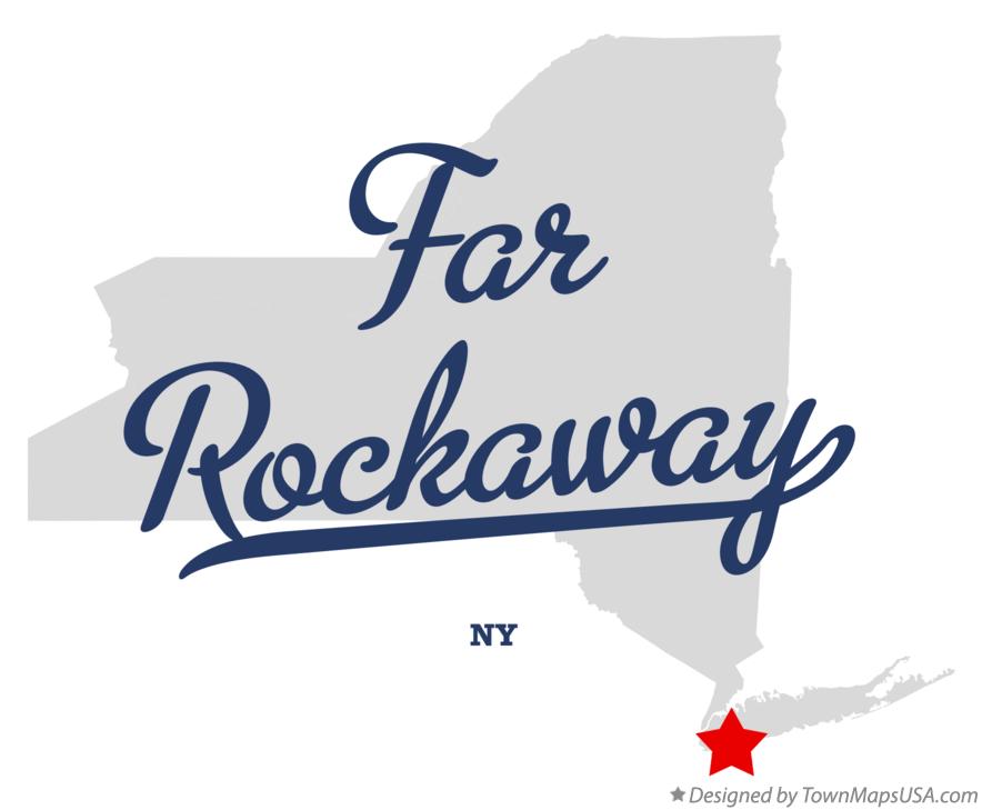 Map of Far Rockaway New York NY