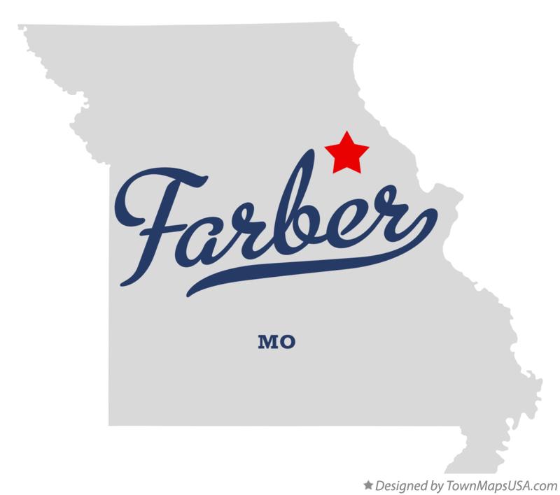 Map of Farber Missouri MO