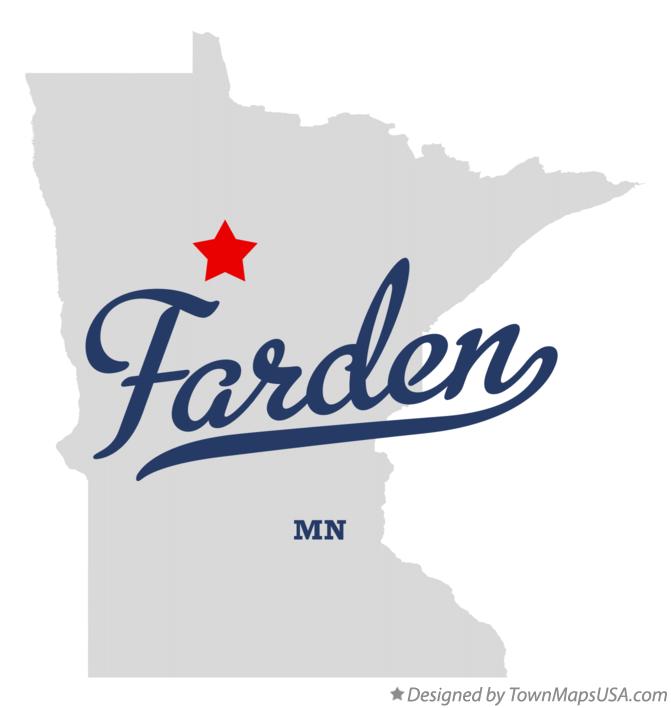 Map of Farden Minnesota MN