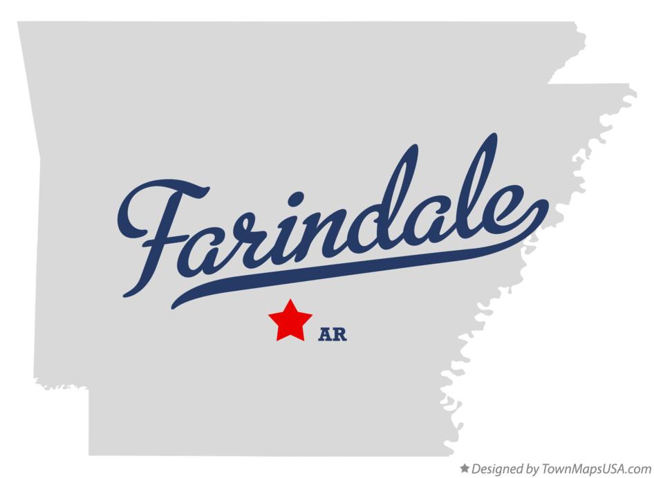 Map of Farindale Arkansas AR