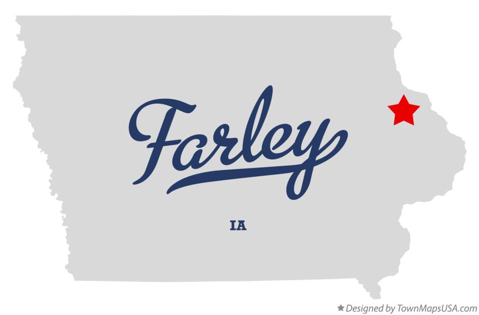 Map of Farley Iowa IA