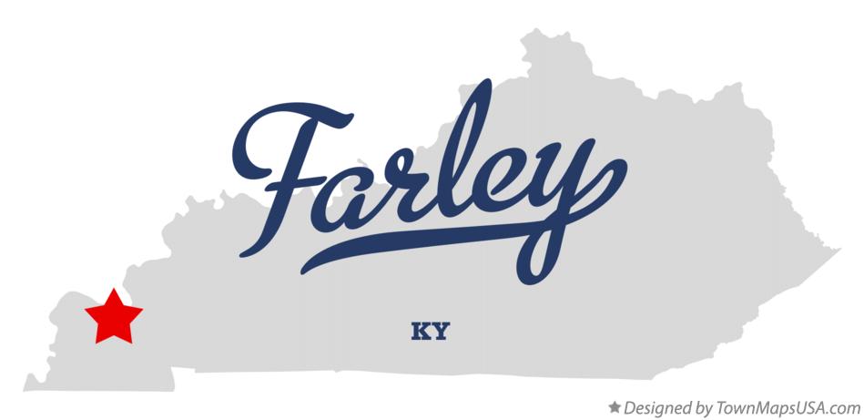 Map of Farley Kentucky KY