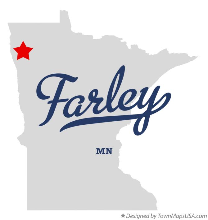 Map of Farley Minnesota MN