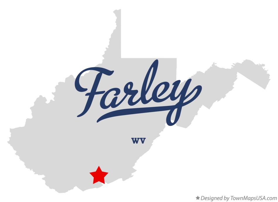 Map of Farley West Virginia WV