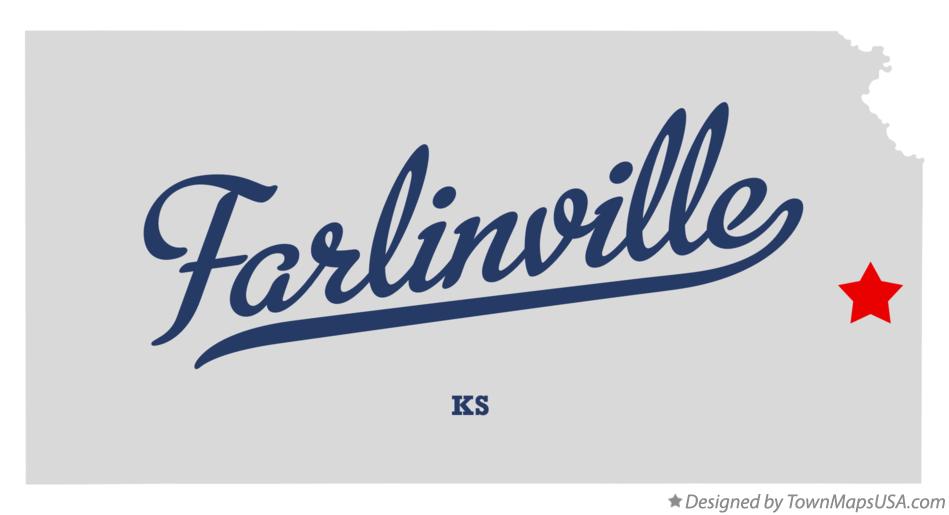 Map of Farlinville Kansas KS