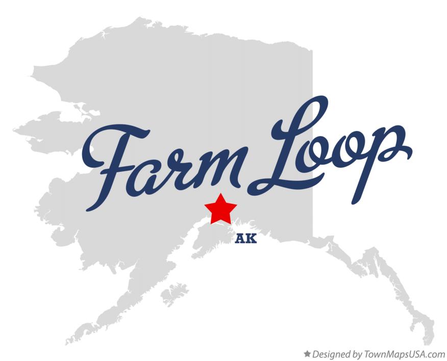Map of Farm Loop Alaska AK