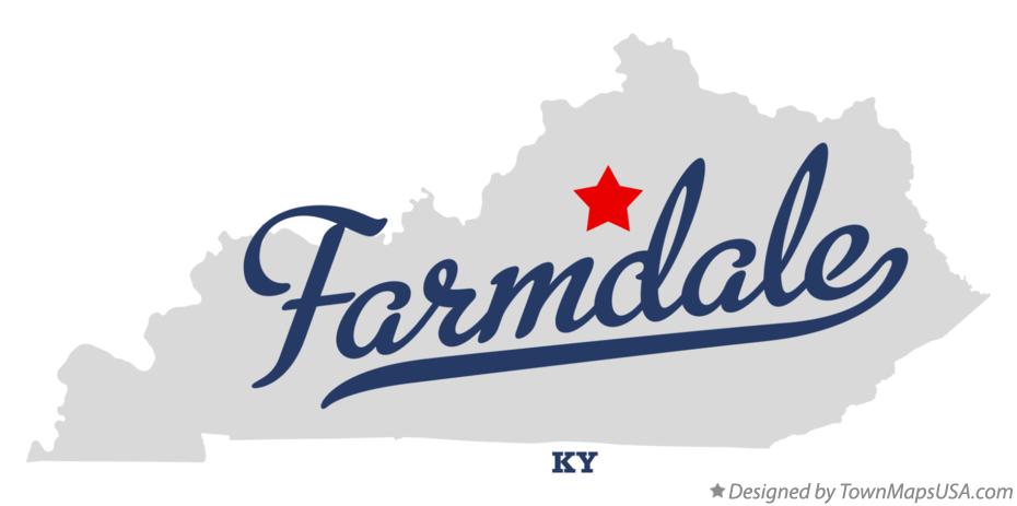 Map of Farmdale Kentucky KY