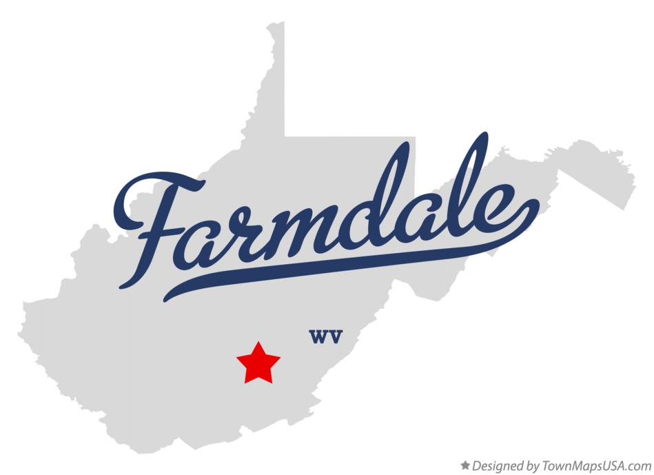 Map of Farmdale West Virginia WV
