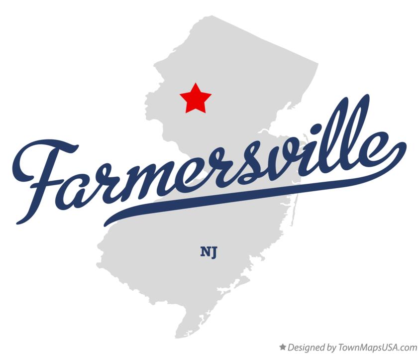 Map of Farmersville New Jersey NJ