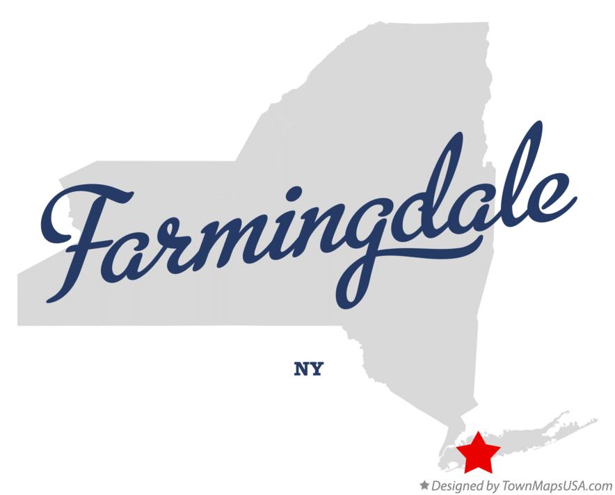 Map of Farmingdale New York NY