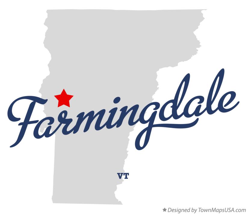 Map of Farmingdale Vermont VT