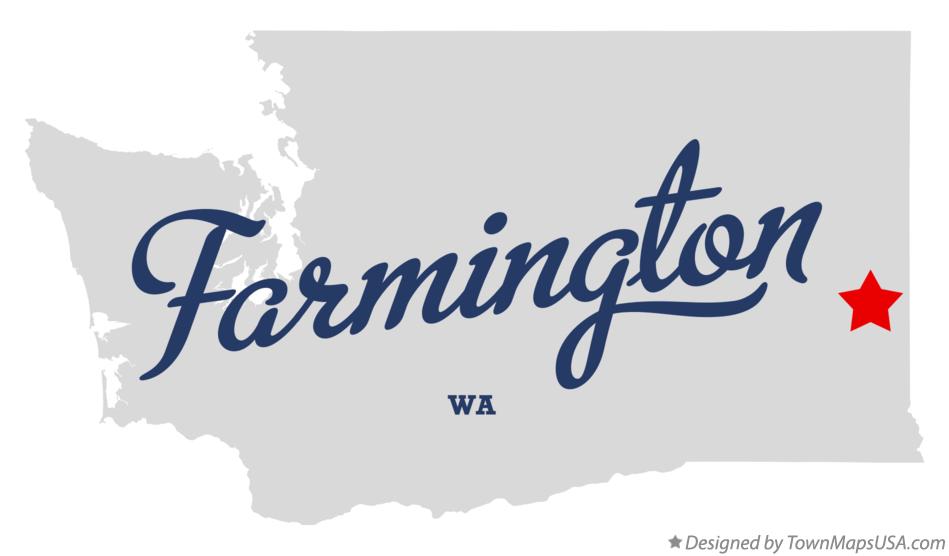 Map of Farmington Washington WA