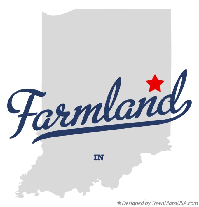 Map of Farmland Indiana IN