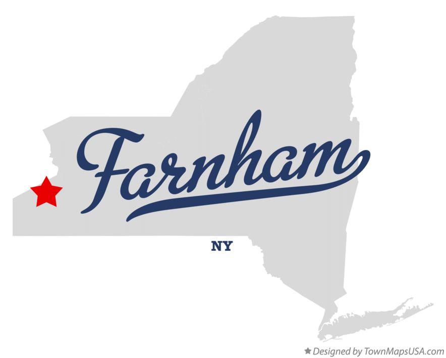 Map of Farnham New York NY