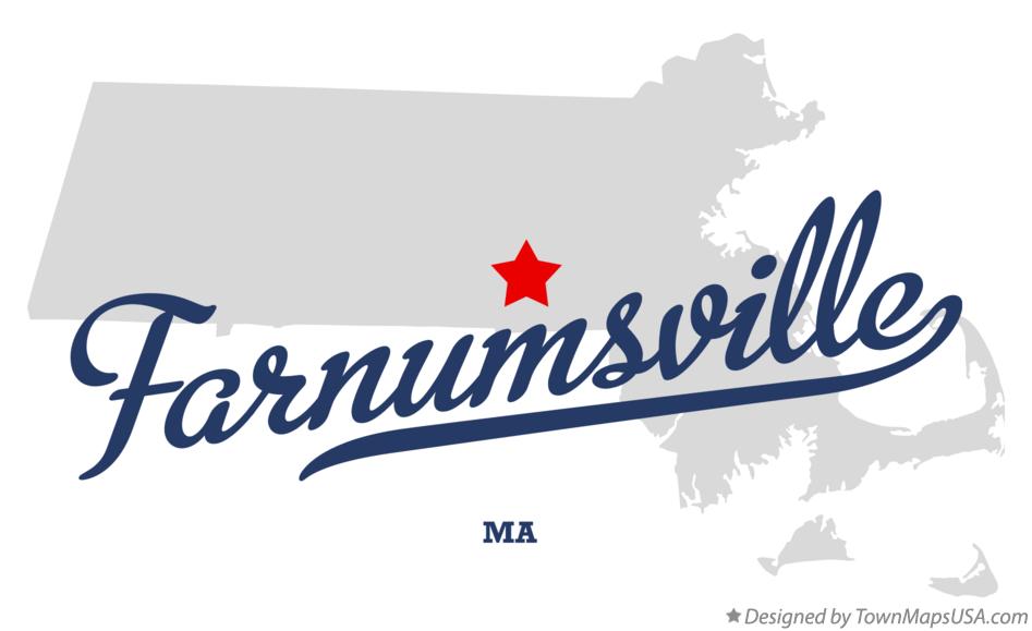 Map of Farnumsville Massachusetts MA
