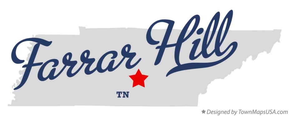 Map of Farrar Hill Tennessee TN