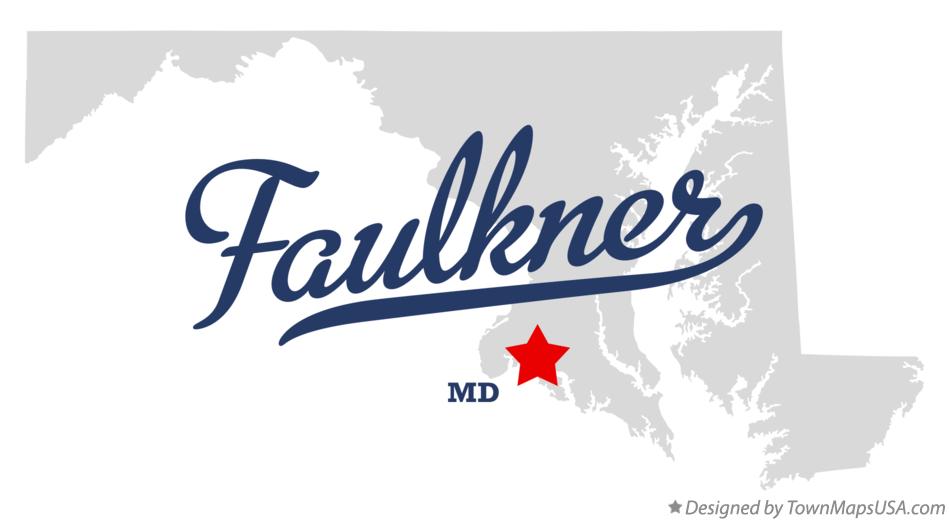 Map of Faulkner Maryland MD