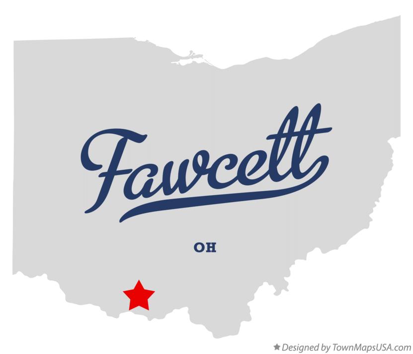 Map of Fawcett Ohio OH