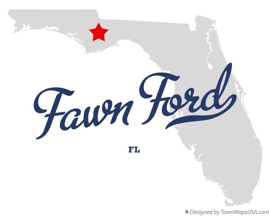 Map of Fawn Ford Florida FL