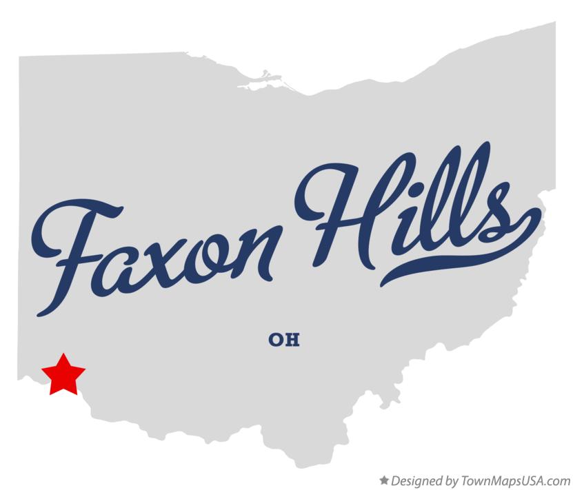 Map of Faxon Hills Ohio OH