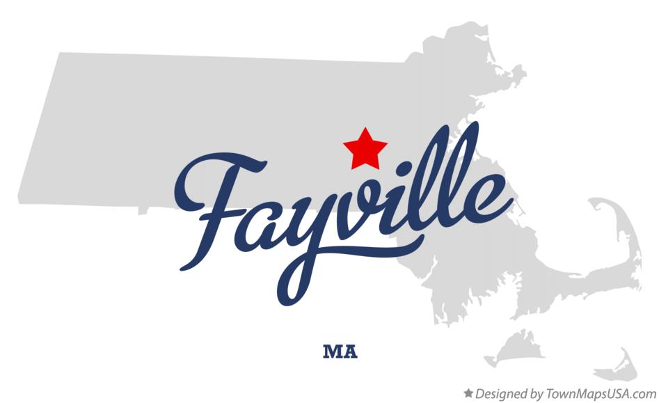 Map of Fayville Massachusetts MA
