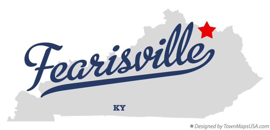 Map of Fearisville Kentucky KY