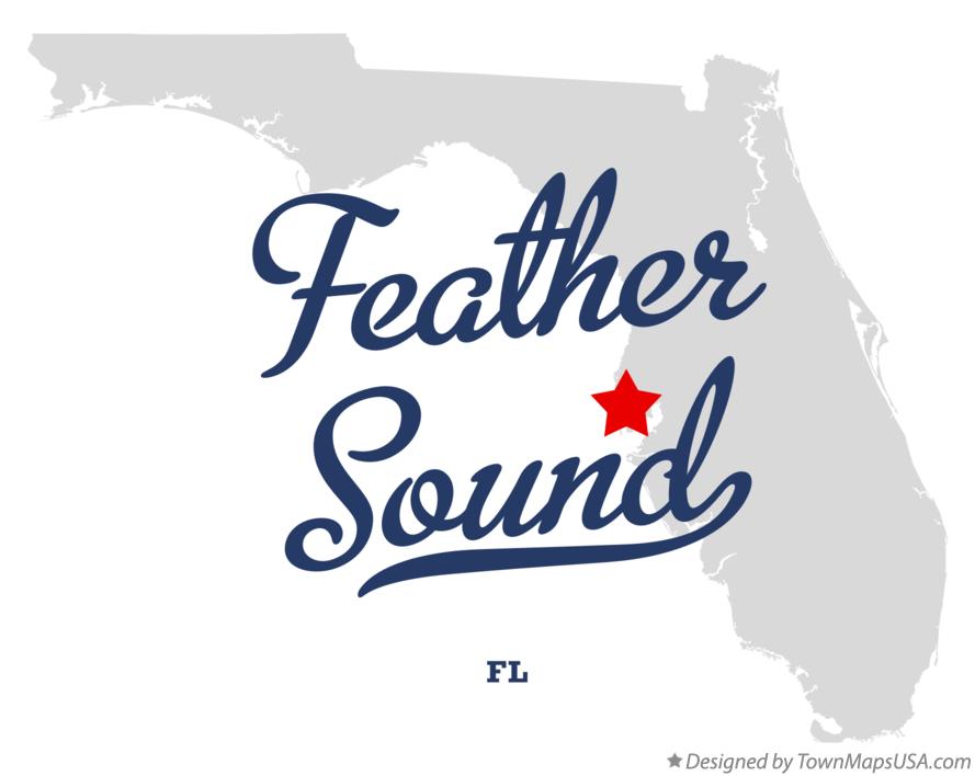Map of Feather Sound Florida FL
