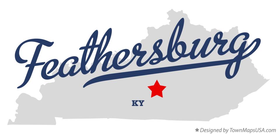Map of Feathersburg Kentucky KY