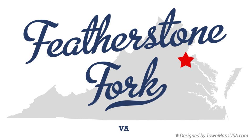 Map of Featherstone Fork Virginia VA