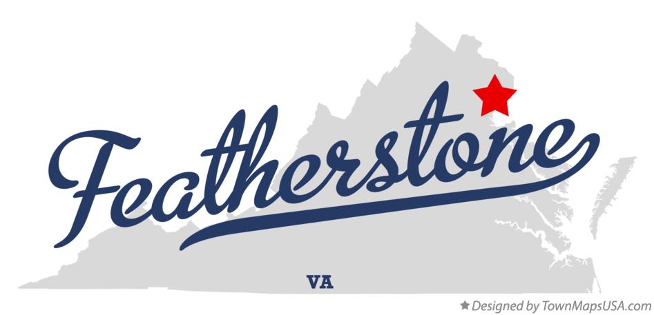 Map of Featherstone Virginia VA