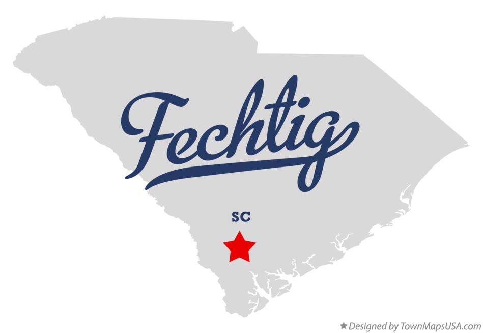 Map of Fechtig South Carolina SC