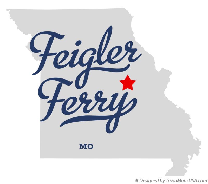 Map of Feigler Ferry Missouri MO