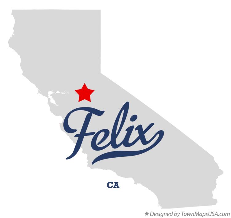 Map of Felix California CA