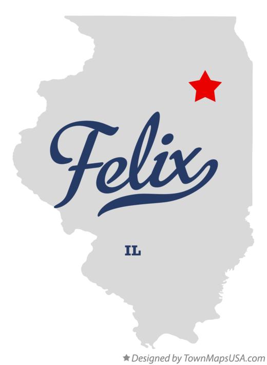 Map of Felix Illinois IL