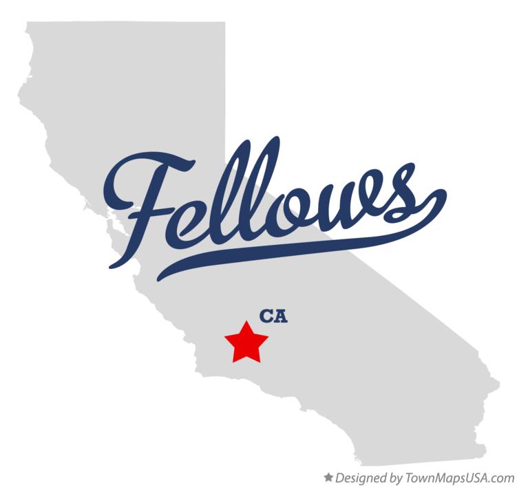 Map of Fellows California CA