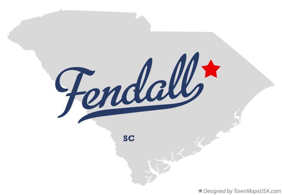 Map of Fendall South Carolina SC