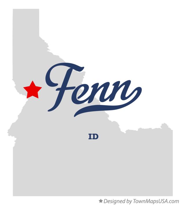 Map of Fenn Idaho ID