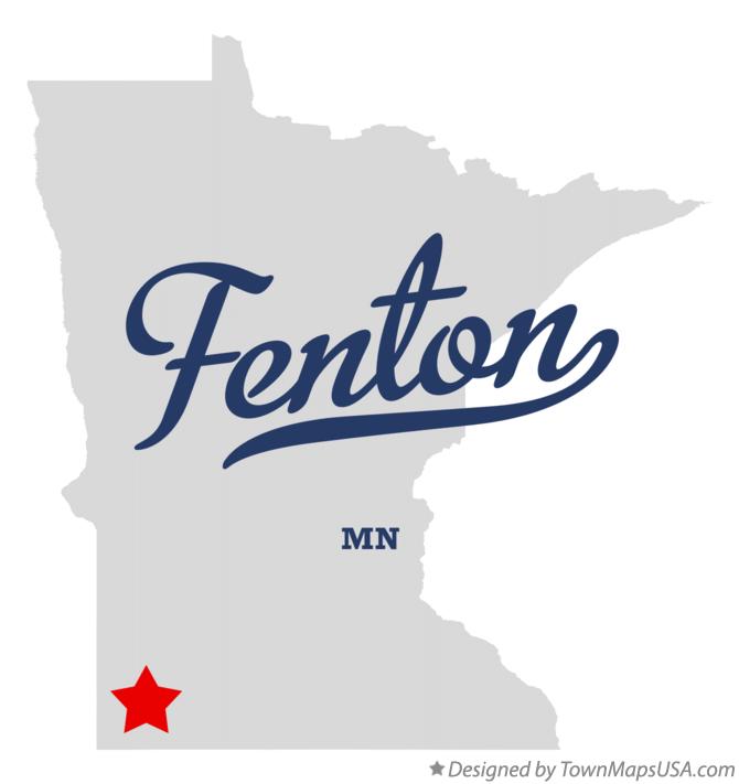 Map of Fenton Minnesota MN