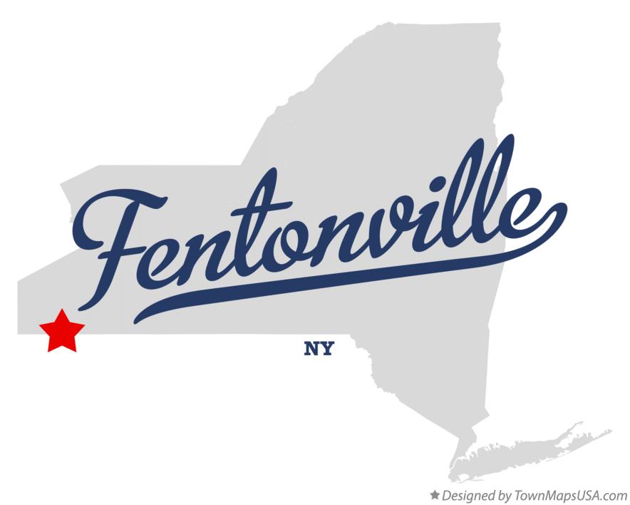 Map of Fentonville New York NY