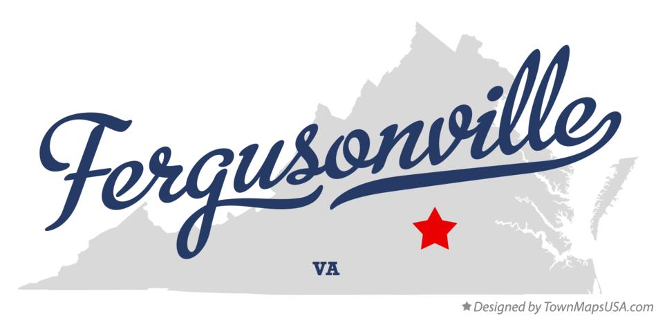 Map of Fergusonville Virginia VA