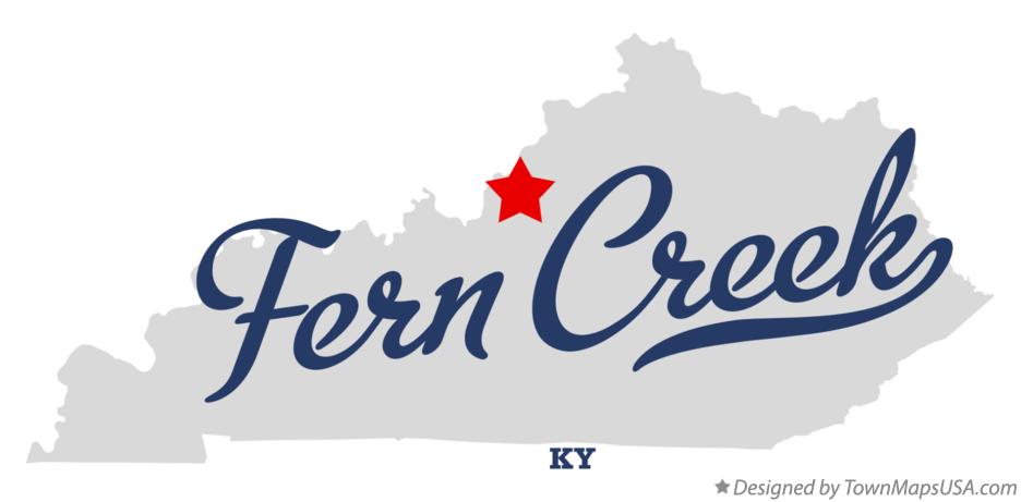 Map of Fern Creek Kentucky KY