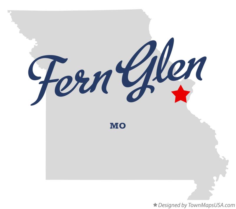 Map of Fern Glen Missouri MO
