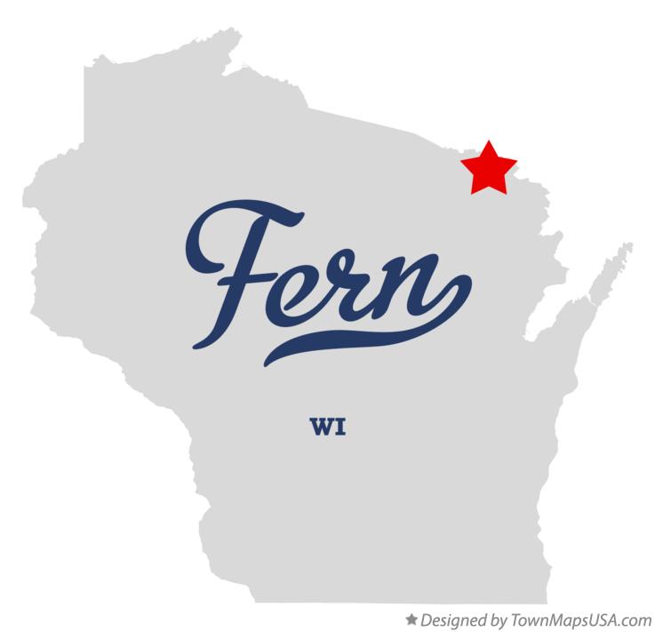 Map of Fern Wisconsin WI