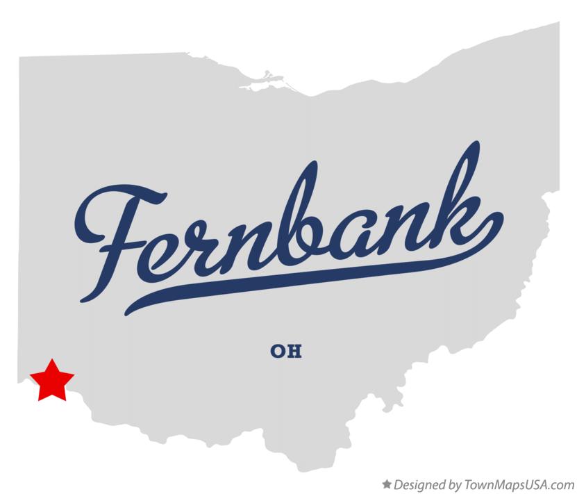 Map of Fernbank Ohio OH
