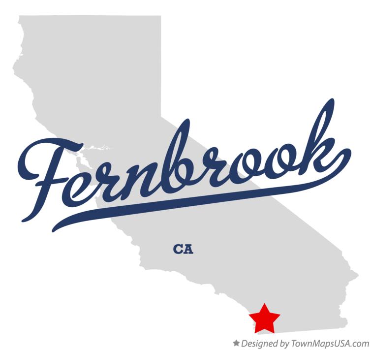Map of Fernbrook California CA