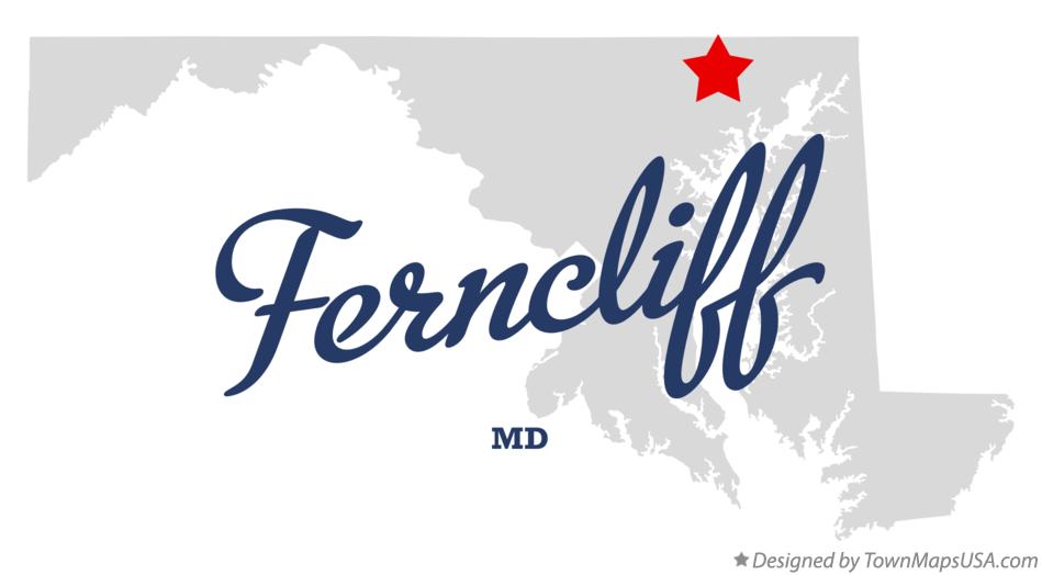 Map of Ferncliff Maryland MD