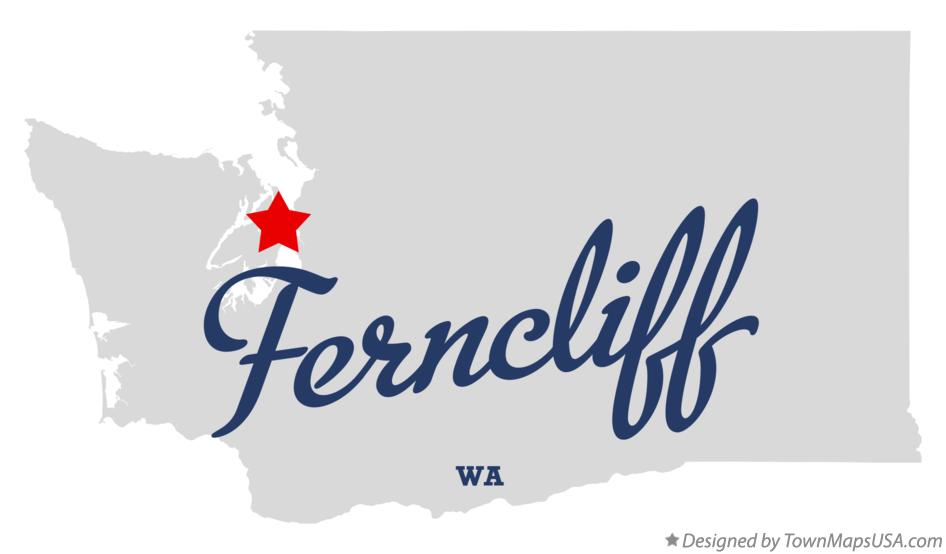 Map of Ferncliff Washington WA