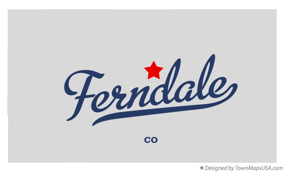 Map of Ferndale Colorado CO