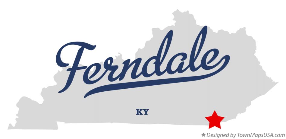 Map of Ferndale Kentucky KY